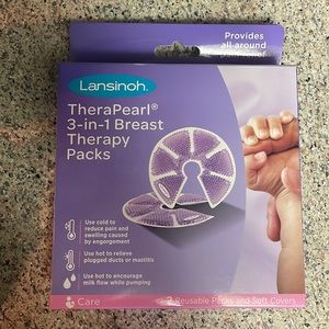Brand New Lansinoh TheraPeari® 3-in-1 Breast Therapy Packs